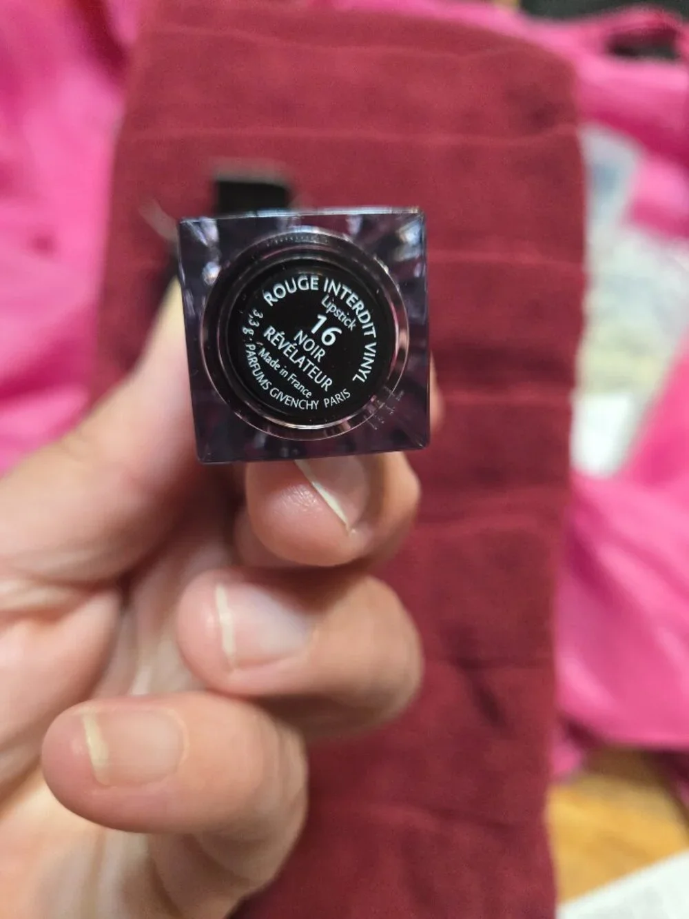 Givenchy Rouge Interdit Vinyl lipstick